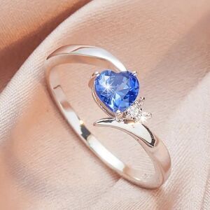 LOVE Heart Shaped Loving Bridesmaid Tanzanian Flame Size 6.5